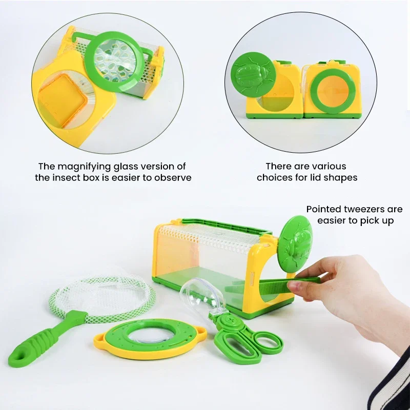 Plastic Insect Observation Tool Kit for Kids Outdoor Adventure