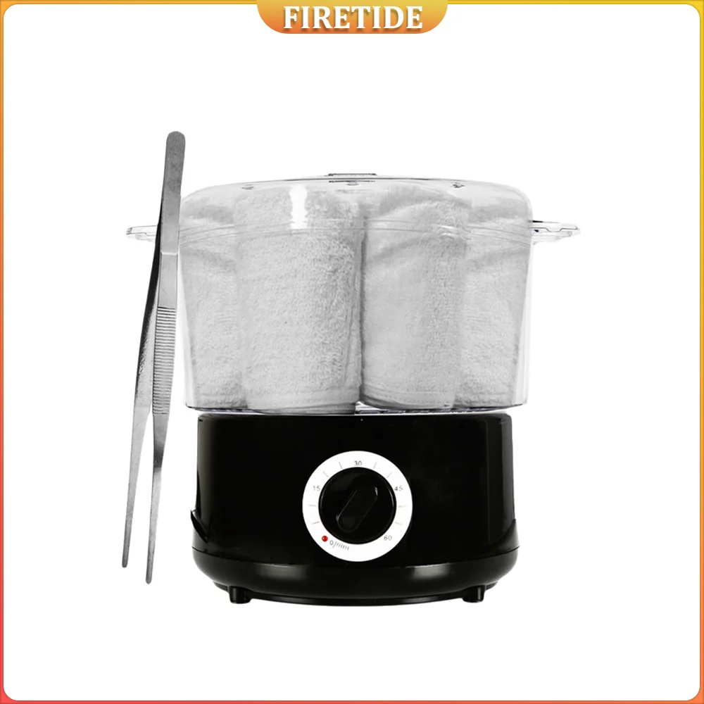 เครื่องอุ่นผ้าขนหนูไอน้ำสำหรับสปาและร้านเสริมสวย รุ่น 202 ° เครื่องทำผ้าร้อนแบบเร็วใน 5 นาที สำหรับผ้าขนหนูหน้าและฆ่าเชื้อ 1