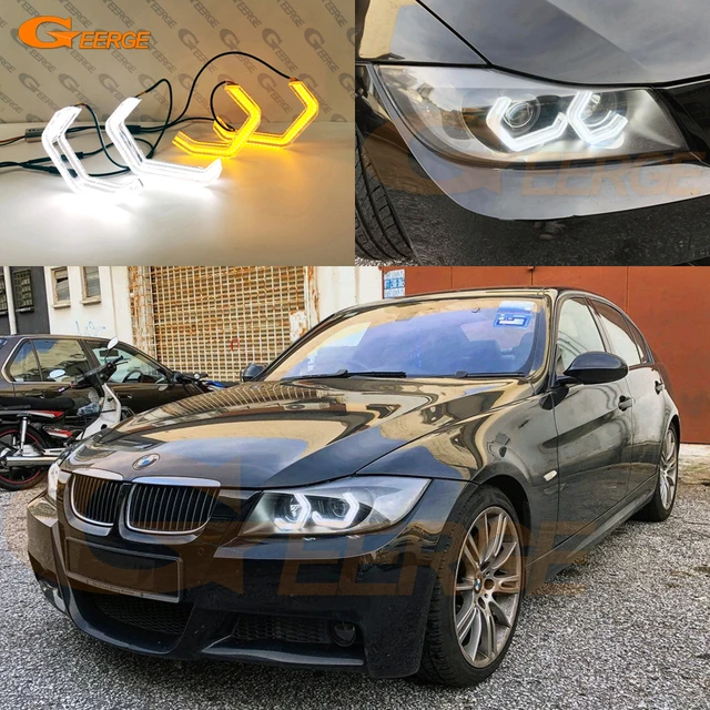 LED ANGEL EYES For BMW 3 Series E90 E91 FACELIFT, WITH HALOGEN