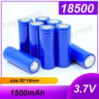 18500 Lithium Battery 1500mAh Rechargeable Li-ion for Flashlights Cameras Toys - High Capacity, Long-Lasting, Stable Performance