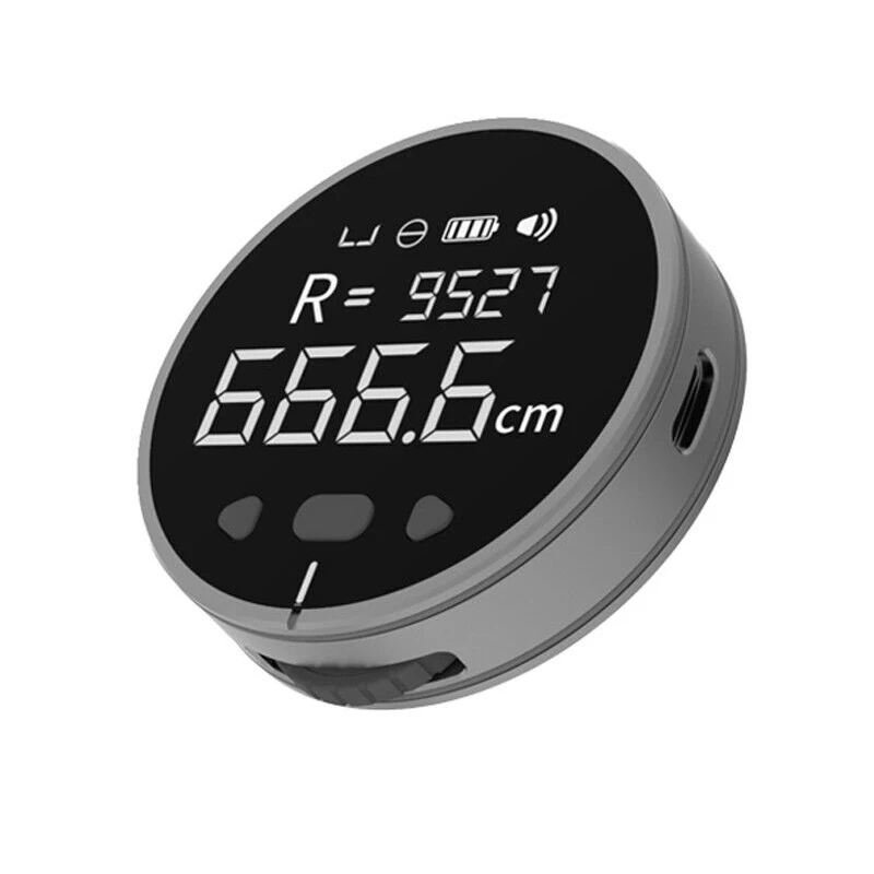 DUKA ATuMan Little Q Electronic Ruler 8 in 1 Range Finder Digital Tape Measure Mini Rolling Measuring Tool Flat Curved Tape Measure Measuring Tape Measuring Ruler
