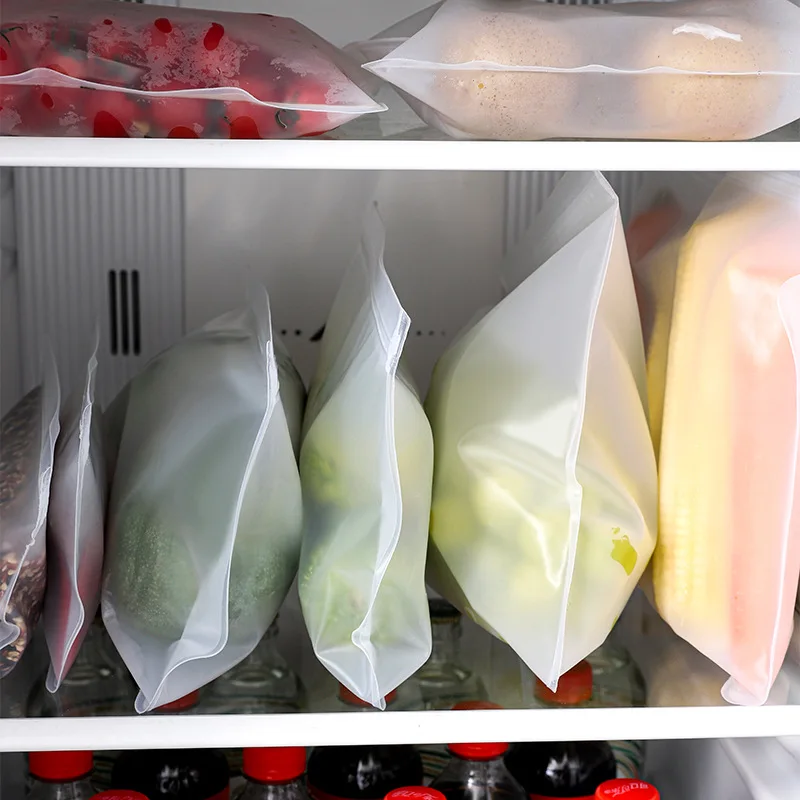 EVA Food Preservation Bag Refrigerator Food Storage Bag Fruit and Vegetable Sealed Reusable Splice #3940 fresh keeping bags food storage bags plastic food storage bags