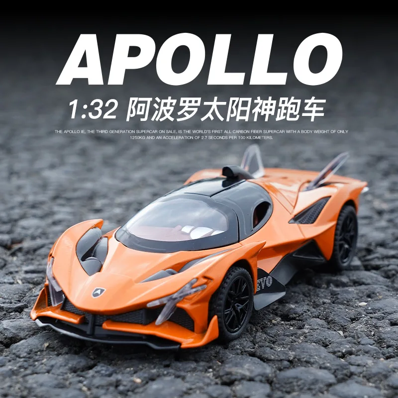 1/32 Scale APOLLO PROJECT EVO Diecast Alloy Pull Back Car