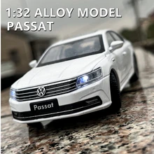 

1:32 Volkswagens PASSAT Magotan Alloy Car Model Diecast Metal Toy Vehicles Car Model Sound Light Simulation Collection Kids Gift