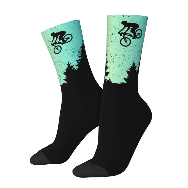 Mtb Bike Track Downhill Dress Socks Calzini Da Uomo Da Donna Warm Fashion Mountain Bike Cycling Rider Crew