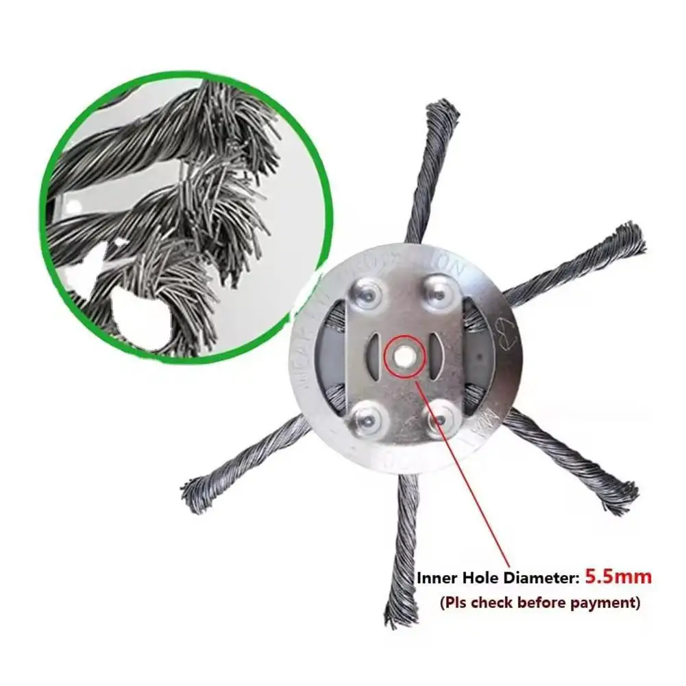 Steel Wire Trimmer Head for Cordless Grass Trimmers Garden Accessory