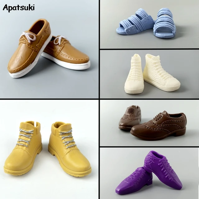 Chaussures de beurre pour prince Ken, baskets pour hommes, accessoires pour enfants, chaussures plates pour petit ami Barbie 1