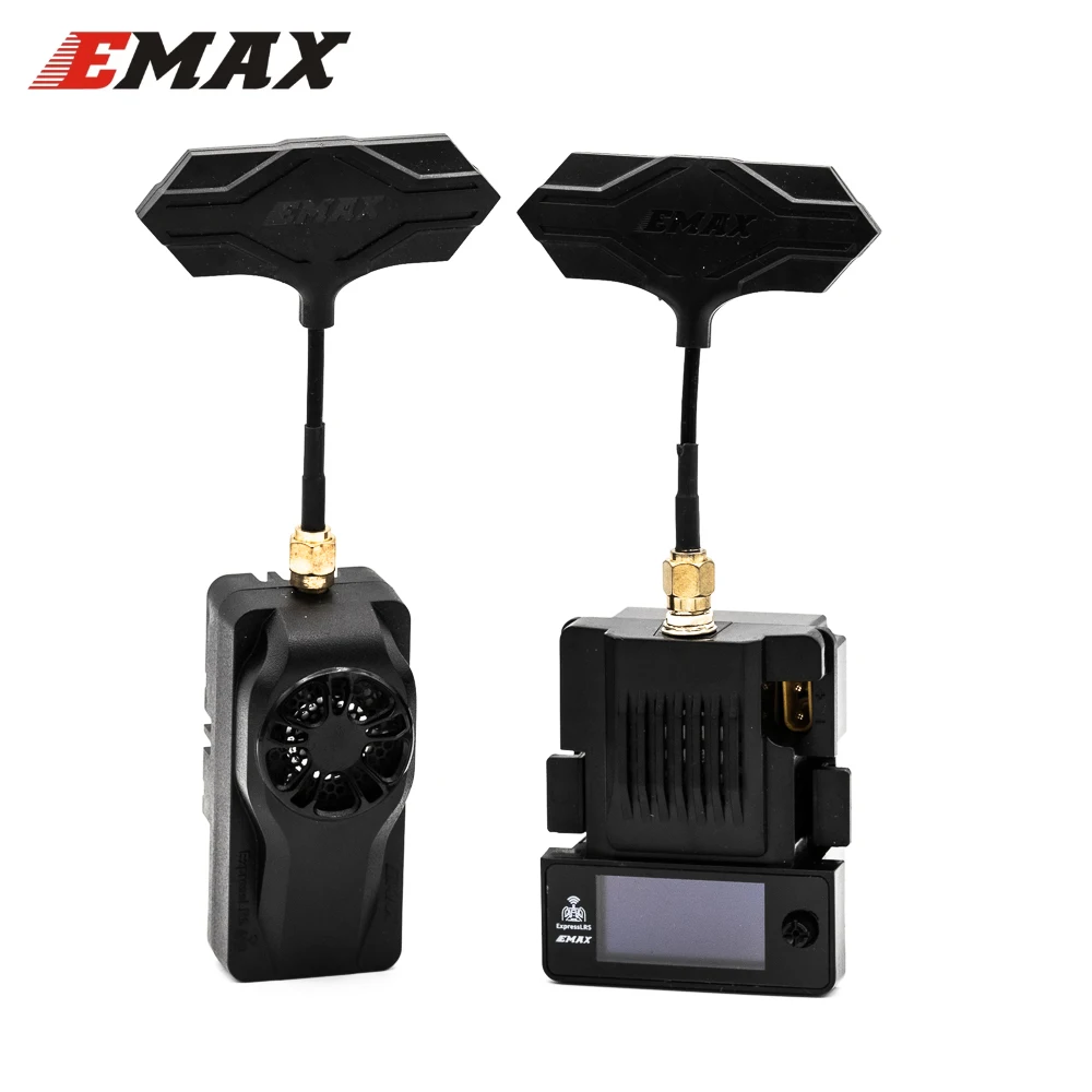 Оригинальный официальный модуль EMAX Aeris Link ExpressLRS ELRS Micro TX 2,4G 915 МГц с OLED-экраном и охлаждающим вентилятором для RC FPV Drone