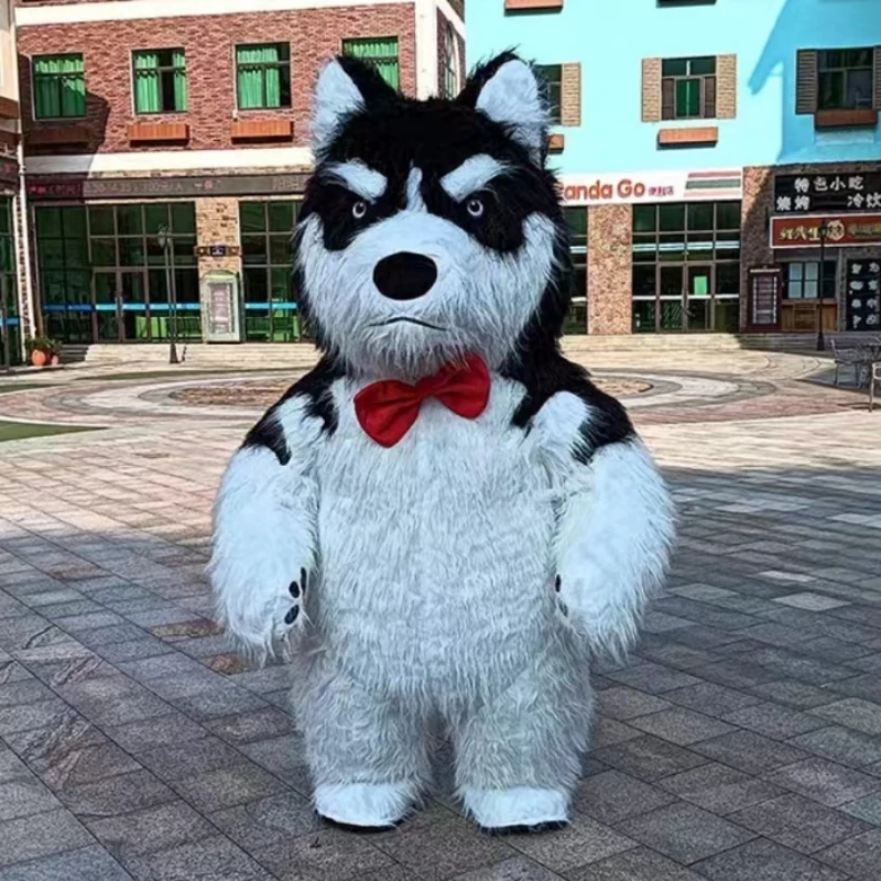 2026 High Quality Husky dog Inflatable Costume Birthday