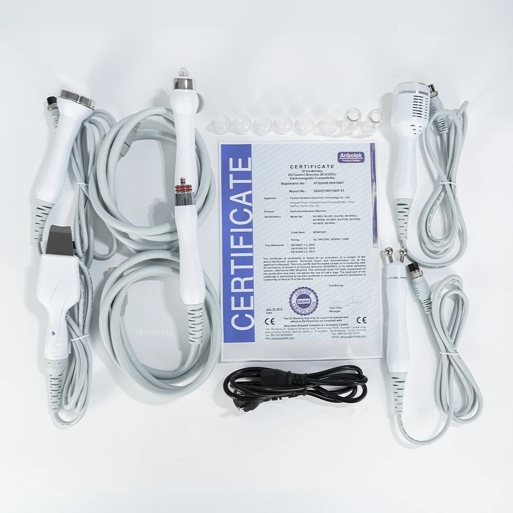 Hydro Water Jet Peel Hydrodermabrasion Machine 6 in 1 Facial Dermabrasion Hydra Skin Whitening Device Facial Skin Care Machine facial beauty instrument