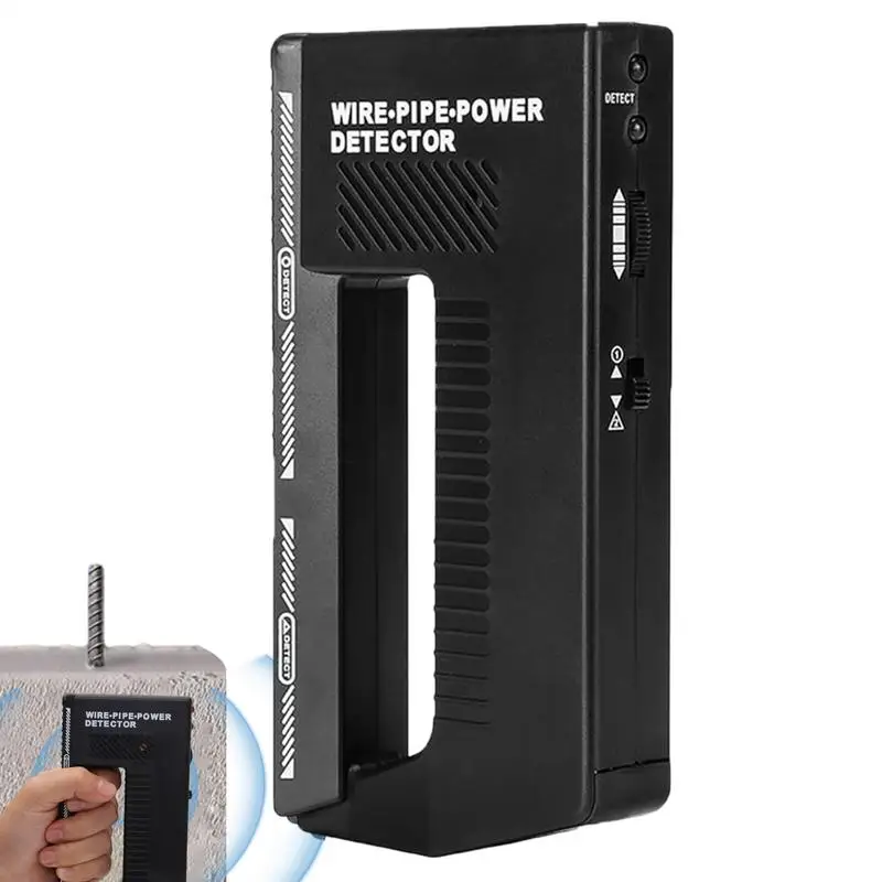 Wall Scanner Metal Detector Wire Pipe Power Detector High Sensitivity AC Wire Metal Detection Alert Sound Visual Alarms WPP123