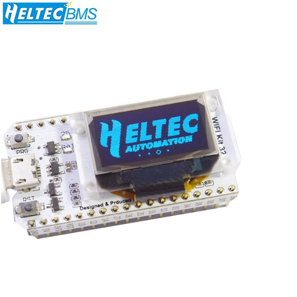 Heltec ESP32 WiFi 키트 32(V3) 개발 보드 방열판이 있는 Arduino용 0.96인치 파란색 OLED 디스플레이 인터넷