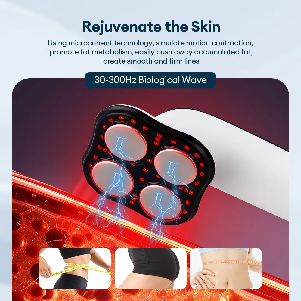 10 Gear Intensity Electric Fat Remover Body Massager EMS Microcurrent Cellulite Remover Massager For back Arms Waist Abdomen