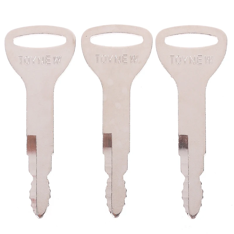 

3Pcs Equipment Forklift Ignition Keys New Style replaces part # A62597
