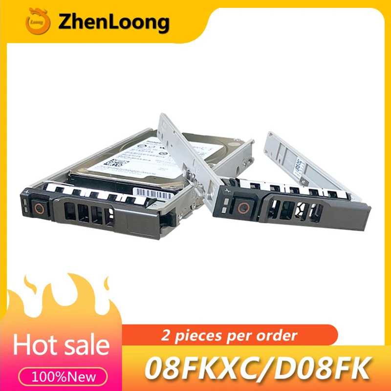 2.5" Hard Drive Tray Caddy For Dell PowerEdge Servers | Compatible With R730XD, R930, R430, R630 (Part 8FKXC)