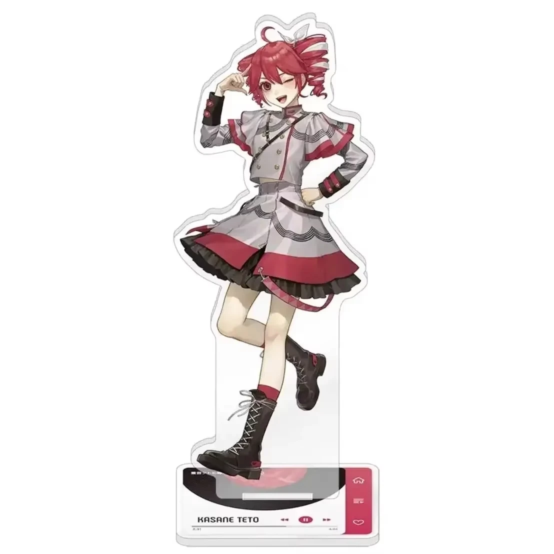 Elegant Kasane Teto Anime Figure Acrylic Stand Decor and Accessories