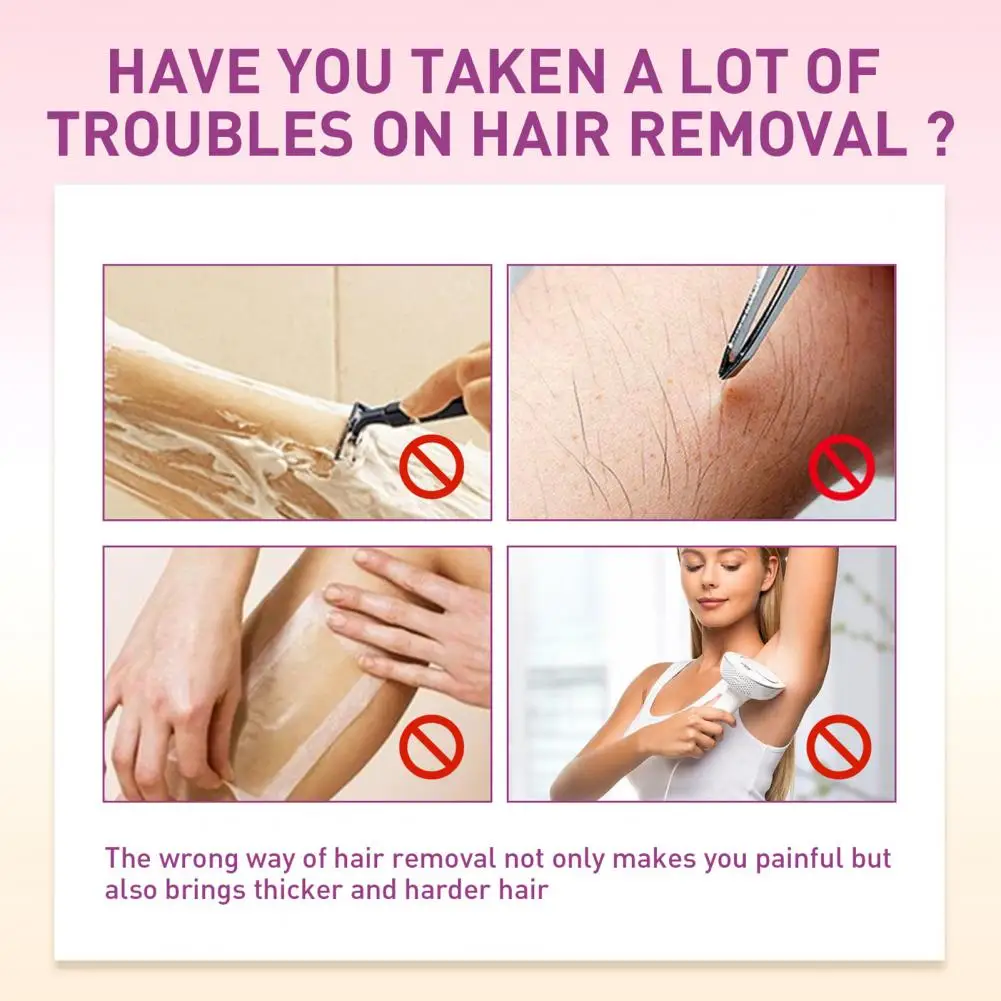 100ml  Hair Inhibitor Durable Hair Removal Enemy Bubble Spray Painless Professional Hair Removal Spray