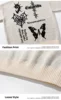Retro Print Pattern Sweater Men's Women Autumn Winter Warm Pullover Sweater Round Neck Knit Sweater Soft 6