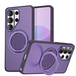 Revolutionary 360° Magnetic Holder Case with MagSafe Compatibility - Galaxy A27 (PURPLE)