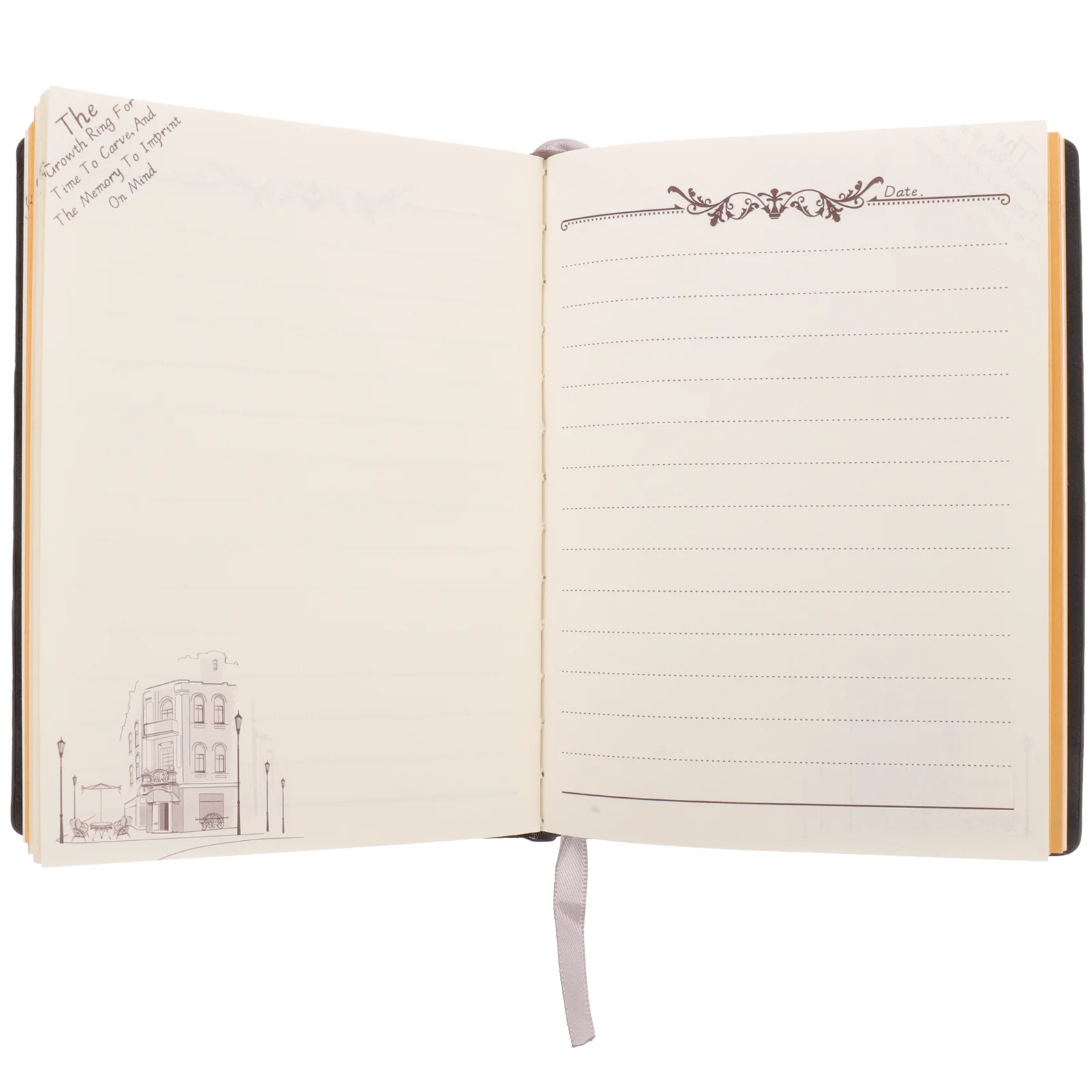 

Notebook Blank Journal Sketch Vintage Gift Retro Notepad Sketchbook Travel