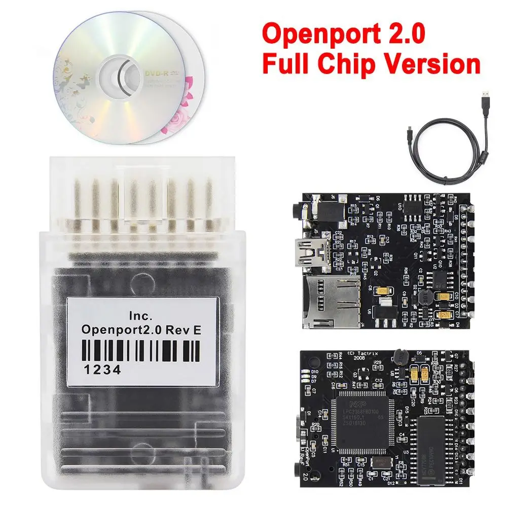 

OBD 2 Openport 2,0 Новый автомобильный диагностический инструмент с полным чипом ECU FLASH Auto тюнинг с CD-инструментом Tactrix Toyota JLR SDD