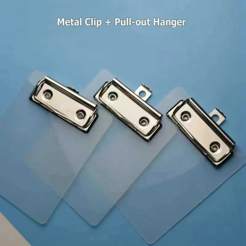 Mini Clipboard A7 Writing Pad PP Plastic Clip Board With Clip writing clipboard