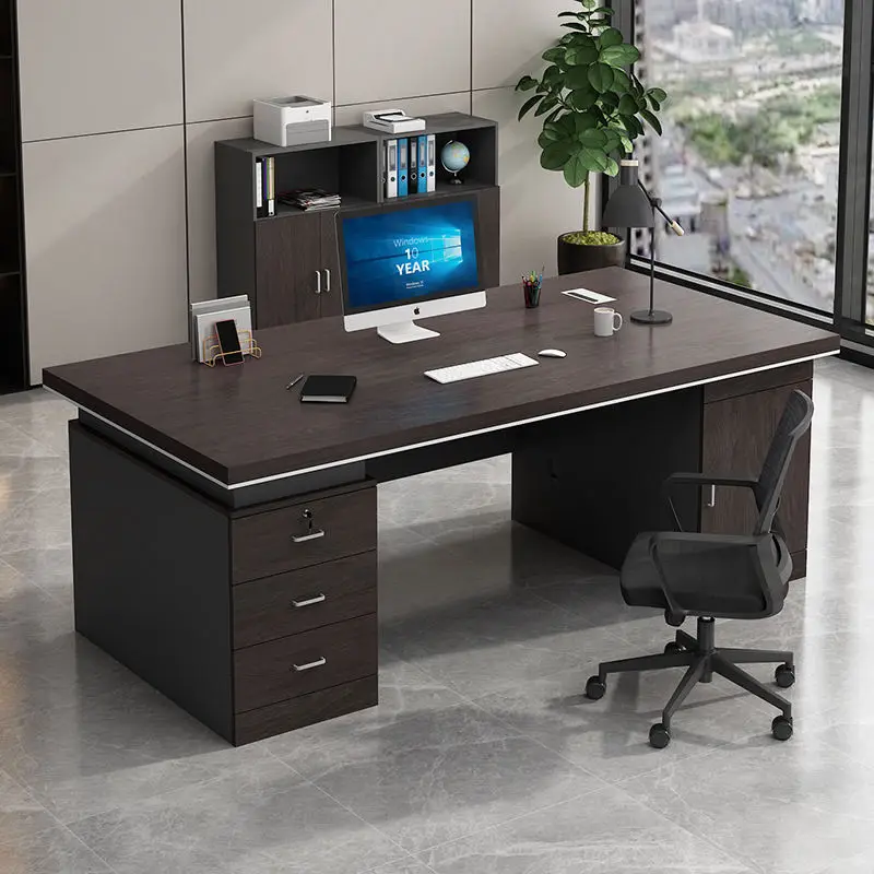 Office Desk and Chair Combination Simple Modern boss Desk Desktop Computer Desk