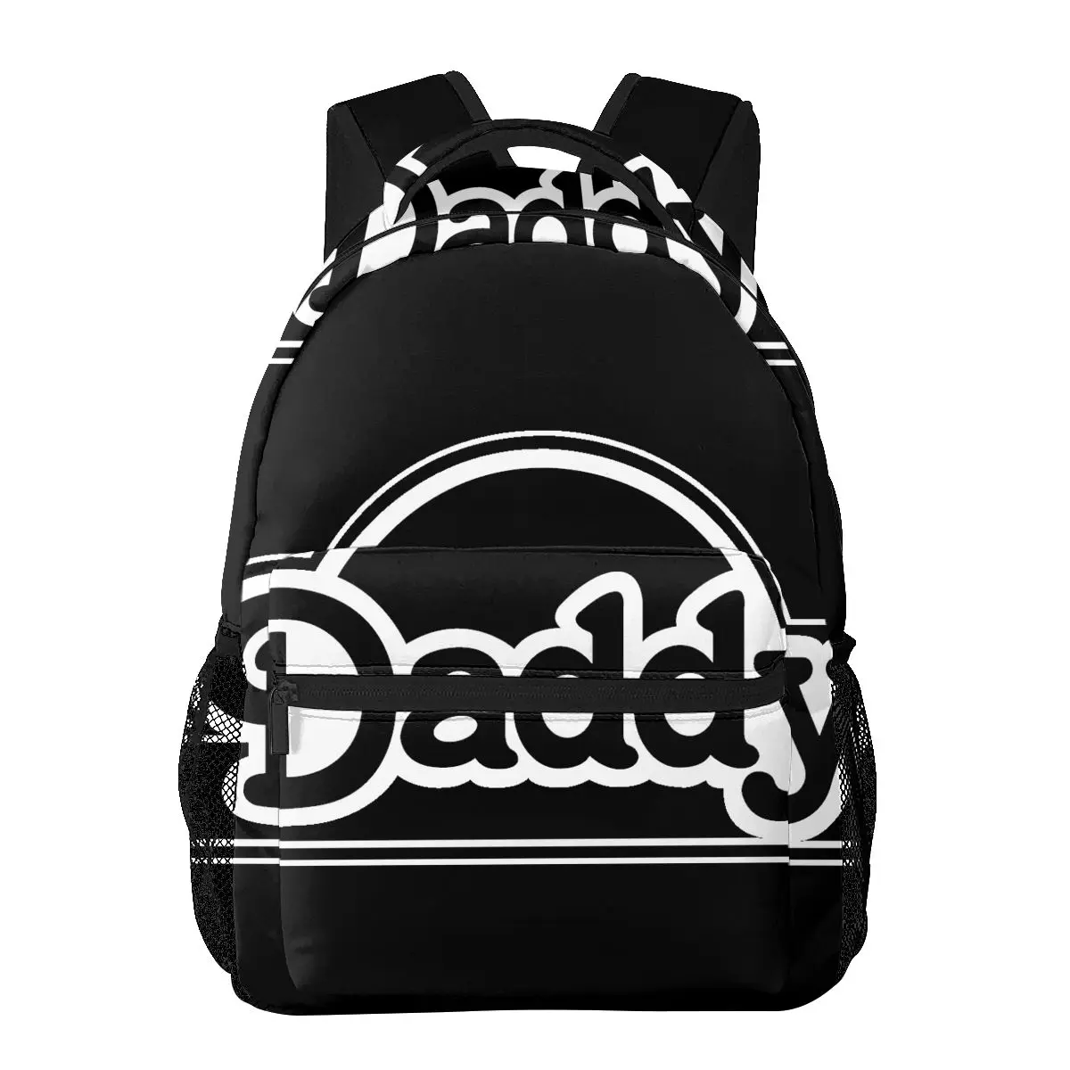 Daddy Logo Casual Backpack Unisex Students Leisure Travel Computer Backpack