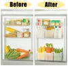 1/5pcs Fridge Door Storage Box Food Fresh Refrigerator Organizer Bin Food Container Kitchen Fruit Vegetable Box Shelf Basket 2