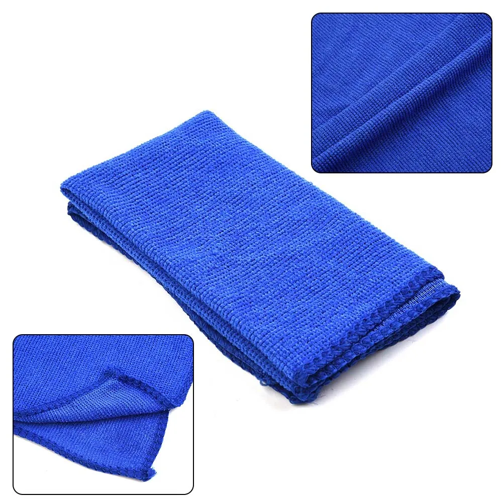 1PC 30*30CM Car Wash Microfiber Towel Cars Cleaning Drying Cloth Hemming Car Care Cloth Detailing Wash Towels