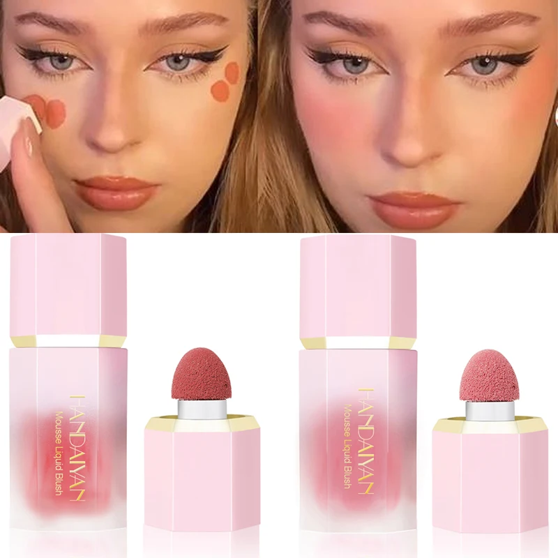 LuxuryBlushMakeupHighlightGlitterMatteBlusherFacePigment