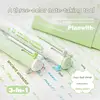 Planwith Multi Color Pen in One Barrel, 0.5mm Retractable Multipurpose Stationery, Students Doctors Nurse Premium Writing Tools 2
