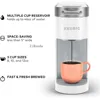 Coffee Maker, Multistream Technology, 3 Brew Sizes, Slim and Sleek Design, 46oz Removable Reservoir, White 4
