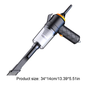 6 In 1 Blowing & Suction Vacuum Cleaner 3500PA Strong Suction Mini Handheld Cleaner Multifunctional for Car Home Office Cleaning 6