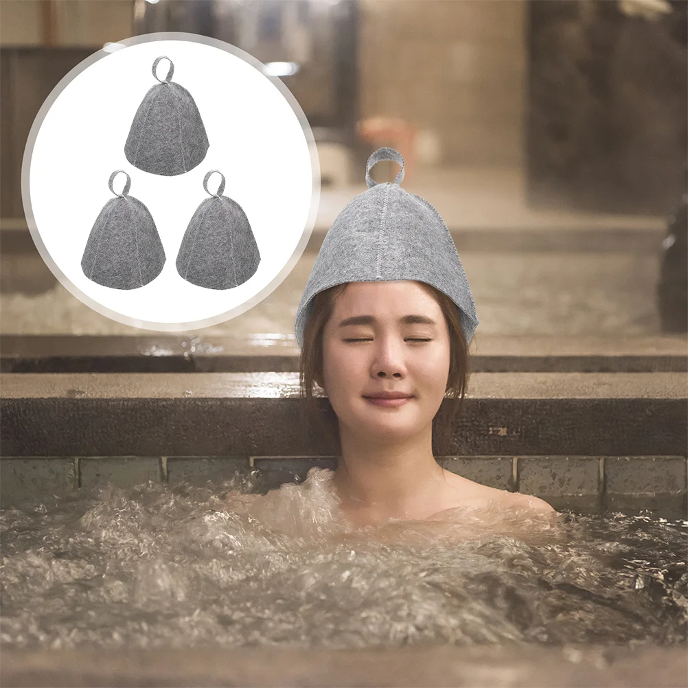 

Sauna Hat Bath For Portable Flexible Supply Felt Bathroom Bucket Accessoriesmen