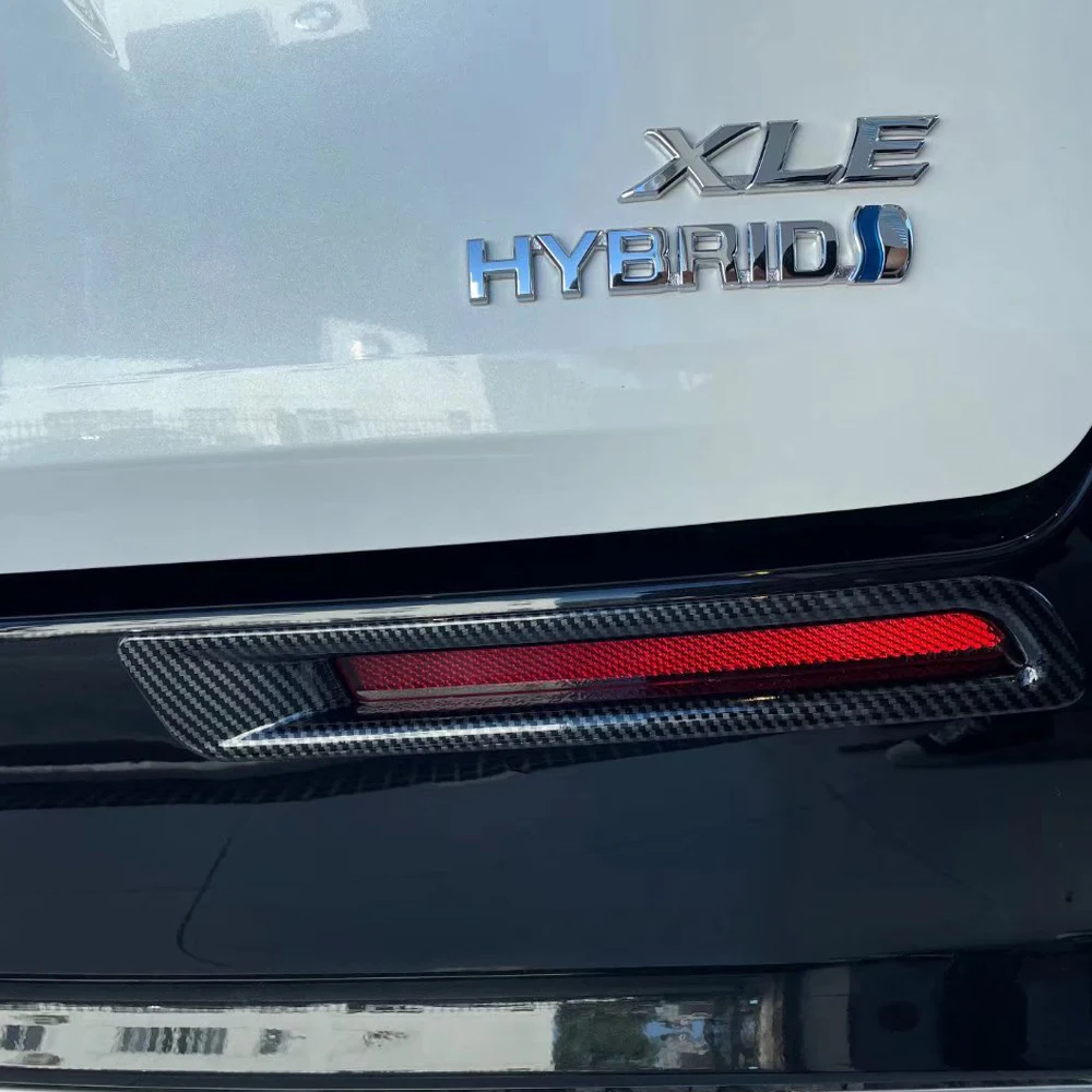 

Для Toyota Sienna XLE 2021 2022 ABS Хромированная задняя противотуманная фара крышка отделка задний бампер противотумансветильник РА молдинг украшение Стайлинг