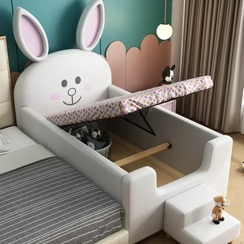 Children's Bed Modern Loft Bedroom Furniture Boys Girls House