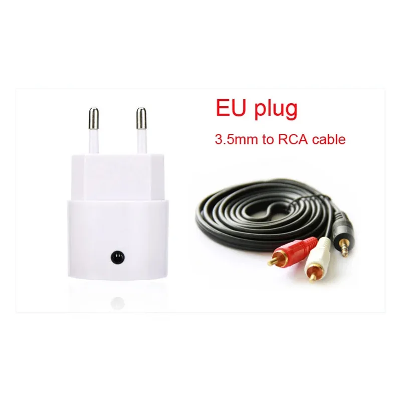 Bluetooth Audio Receiver AC 110V 220V Audio Adapter USB Wall Charger Wireless Bluetooth Receiver Adapter 3.5MM AUX V5.0 Audio Music Receiver EU US Plug