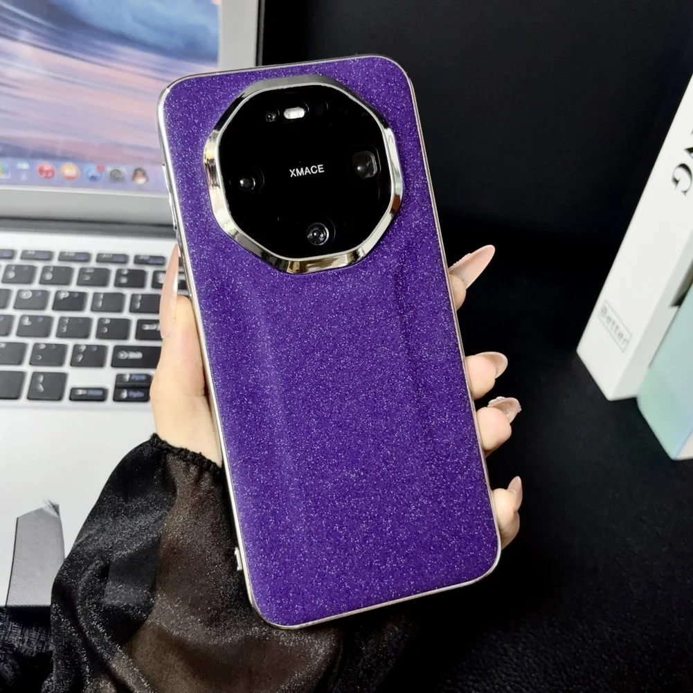 Luxury Glitter Shockproof Phone Case with Raised Camera Guard