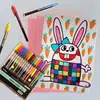 60-Count Vibrant Gel Pens Set - Fine Point Art Markers for Adult Coloring Books, Doodling, Scrapbooking, Writing - Students 2