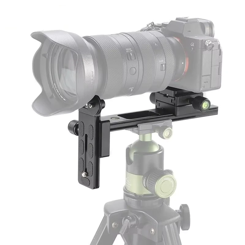 텔레포토 렌즈 지지대 브래킷 롱 팔로우 포커스 스탠드 홀더 (DSLR 카메라 사진 촬영용 삼각대 볼 헤드용 1/4 나사 포함)