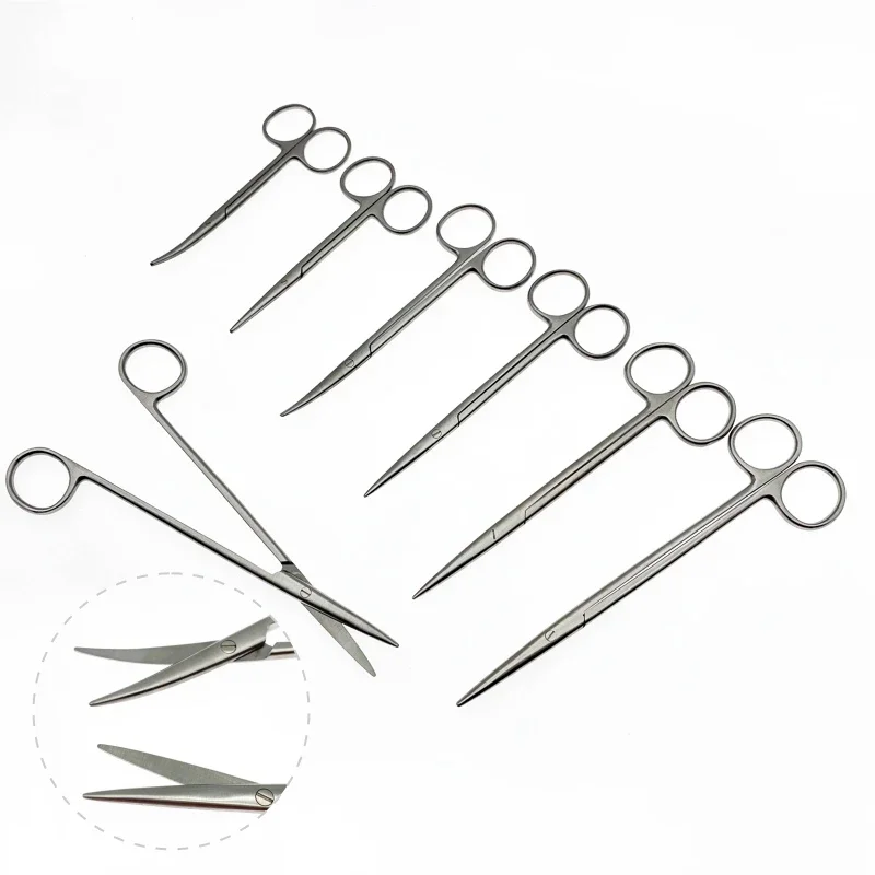 

Stainless steel Blunt scissors Operating Nasal Department Double eyelid Surgical scissors