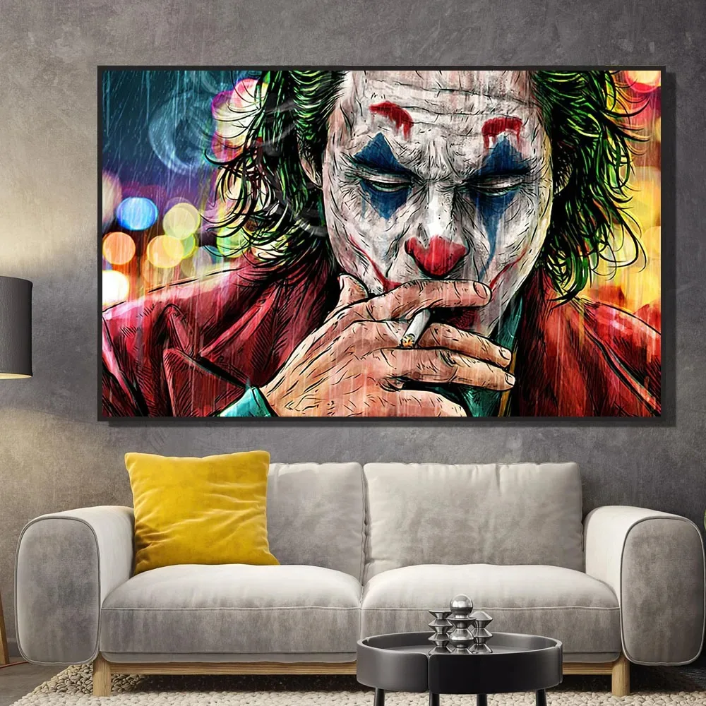 Kits de peinture à l'huile par numéros Disney, portrait de clown abstrait, toile de dessin