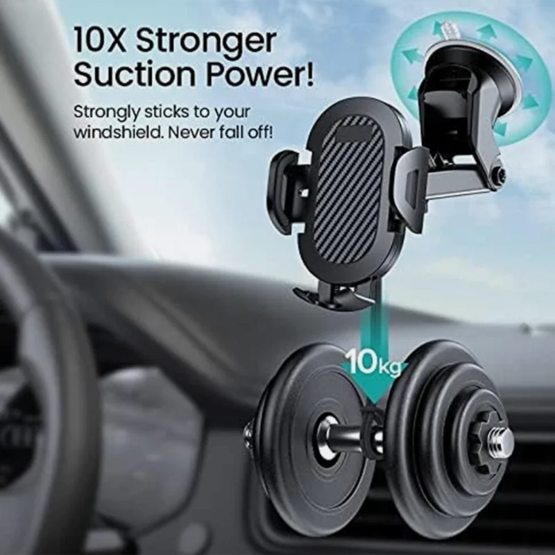 Vacuum Suction Phone Holder Vacuum Mount Phone Holder Multifunctional Cradle Grip For Truck Windshield Window Vehicle Navigation