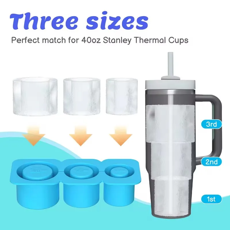 Silicone Ice Cube Mold Ice Grid Mold Silicone Ice Cube Mold Water Cup Non Stick Summer Ices Molds Silicone Molds For Cup Accessories