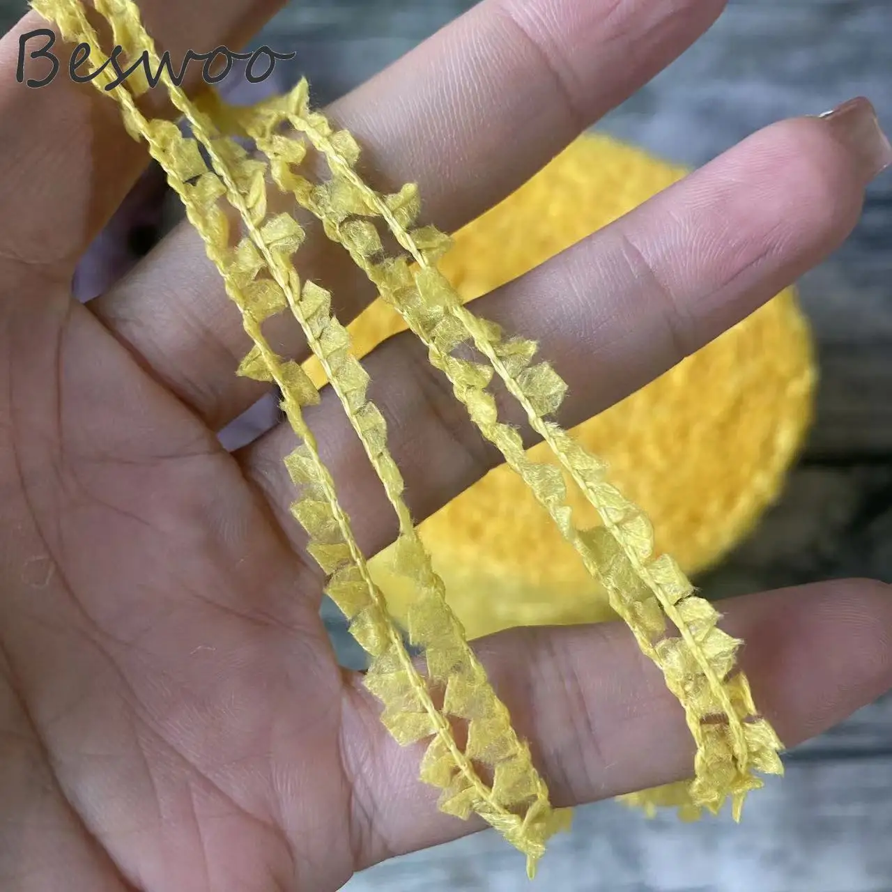 250g/개 특수 나비 종이 롱 페이퍼 팬시 웨이브 실 수제 믹스 실 DIY 스웨터 자켓 가방