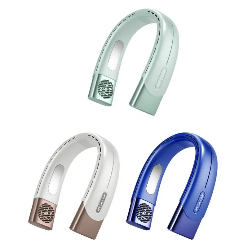 

Students Leafless Hanging Neck Fan Hanging Small Neck Fan for Outdoor Sports Dropship