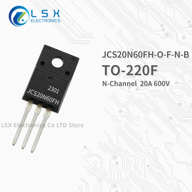 

10PCS Brand new and original JCS20N60FH-O-F-N-B TO-220F MOS20A 600V In Stock