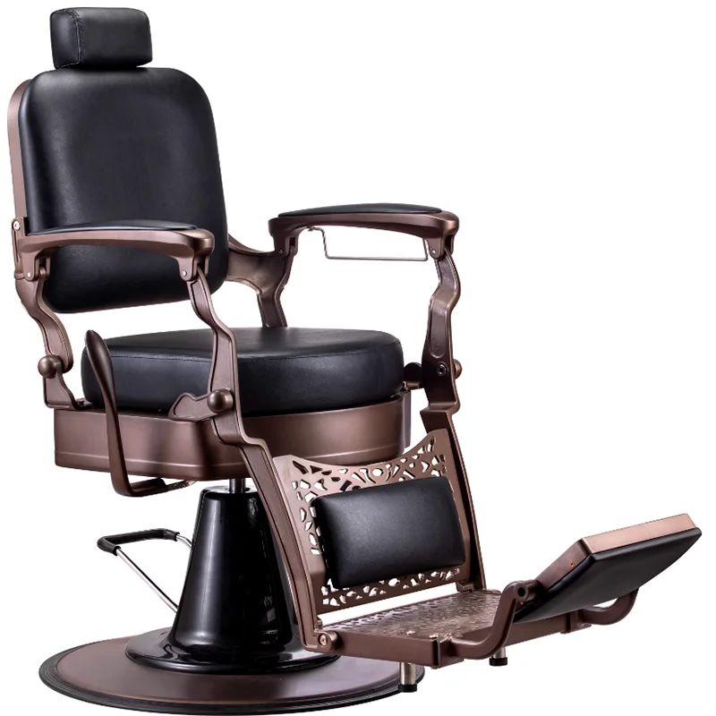 Retro Barbershop Barber Chairs Recliner Facial Hair Salon Hairdressing Barber Chairs Haircut Chaise Coiffeuse Furniture QF50BC