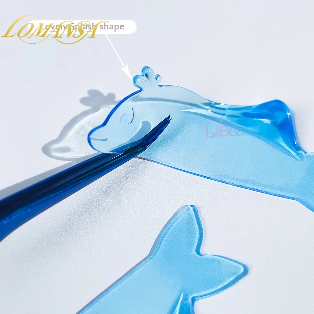 Eyelash Accessories Eyelash Extension Supplies Lomansa 1 Pair New Dolphin Shape Reusable Silicone Eyelash Perm Lash Rod Shield Lash Softening Pads Eyelash Curler Makeup Tool